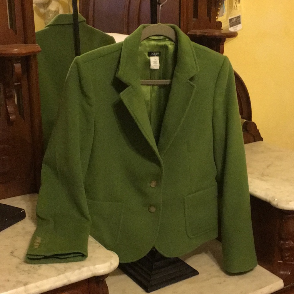 Gorgeous Green J Crew Wool Jacket